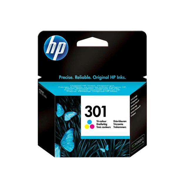 HP 301 CH562EE ORIGINALE CARTUCCIA TRICOLORE 165 pagine 3ml