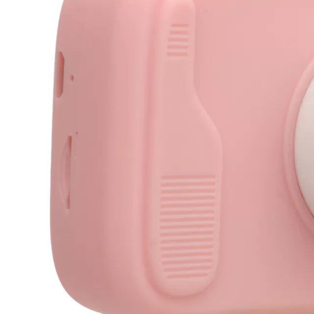 (Pink)400mAh Kids Camera 20MP HD Dual Lens 2in Eye Protecting Screen Micro USB