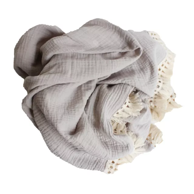 Manta de pañales súper suave para mantener caliente linda cubierta de edredón para bebé borla