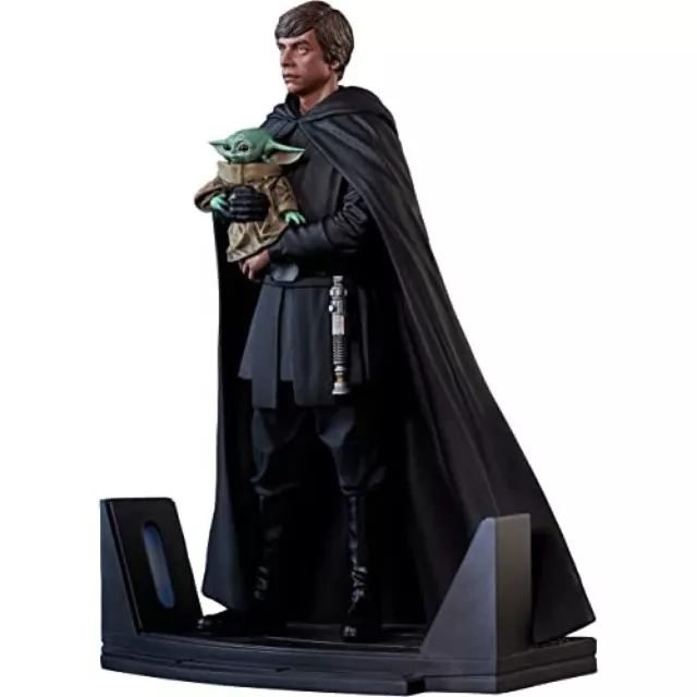 Gentle Giant - STAR WARS: THE MANDALORIAN LUKE SKYWALKER AND GROGU PREMIER COLLE