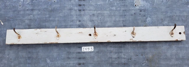 Coat/Hat Wall Rack Original C 1860 Salvaged Rustic Farm House Décor 31" Antique