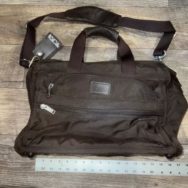 Tumi Brown Ballistic Duffle Carry-On Nylon Travel Bag, Clean, USA. VG Cond