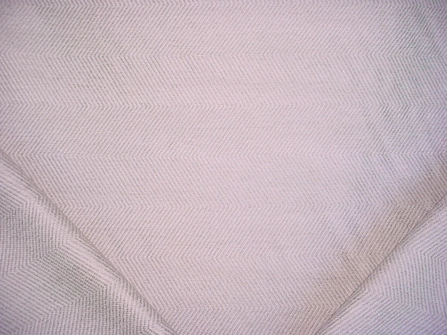 2-5/8Y Kravet 34631 Alabaster Silver Herringbone Chenille  Upholstery Fabric
