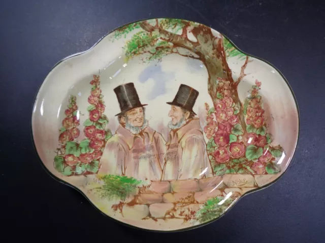 Royal Doulton D5680 - Decorative Dish / Bowl Zunday Zmocks  Signed By Noke