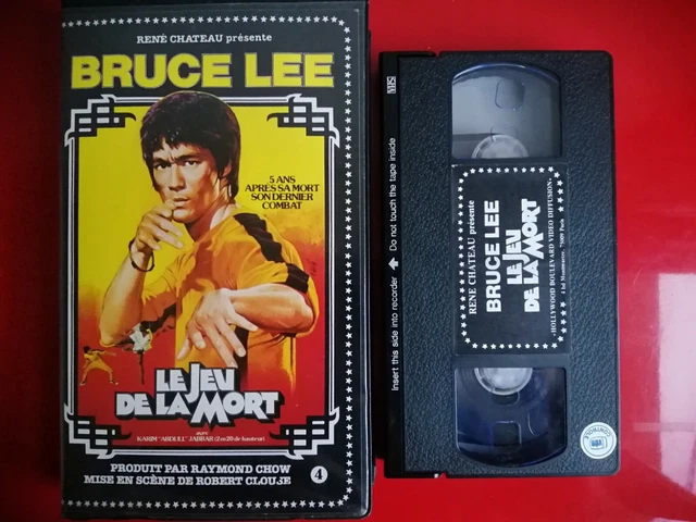VHS BRUCE LEE le jeu de la mort jaquette en tres bon etat rene chateau