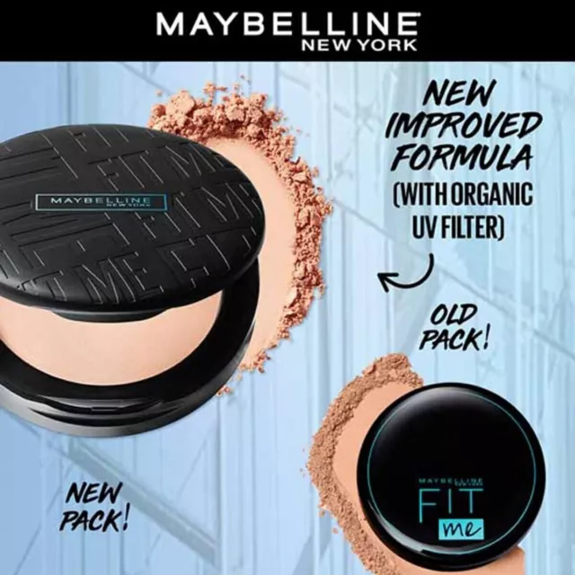 Maybelline New York Fit Me Matte + Poreless Compact Powder 128 Warm Nude, 6g