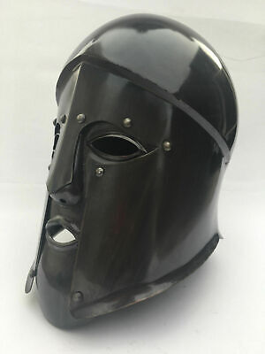 Medieval Greek Helmet Ancient Steel  Armour X-MAN FACE Helmet