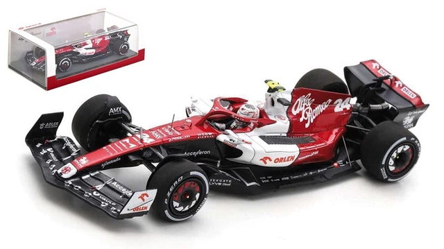 Spark Alfa Romeo 184T #22 Riccardo Patrese GP de France 1984 1/43 boîte