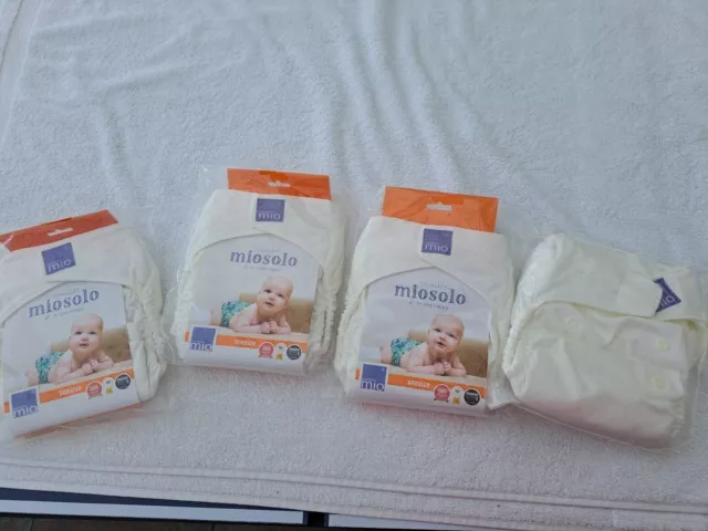 Bambino miosolo all in one Reuseable Nappy X 4