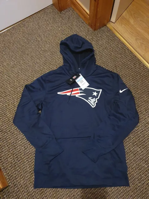 Nike Prime Logo NFL New England Patriots Hoodie Size Medium
