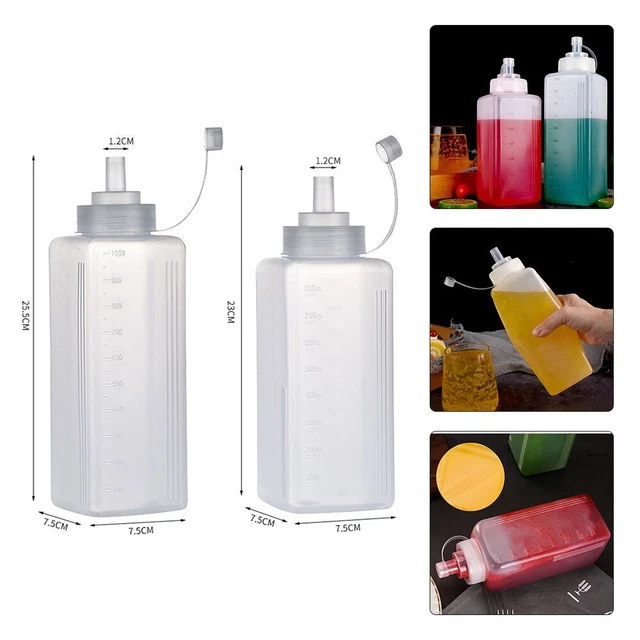 Bottiglia per salsa design a spremitura rapida ed efficiente 800 1000 ml