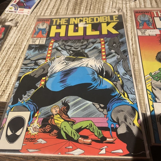 the Incredible Hulk #339 334 393 Marvel Comics