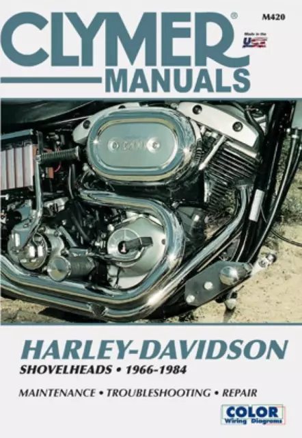 Harley-Davidson Shovelhead Motorcycle (66-84) Clymer Repair Manual (Paperback)