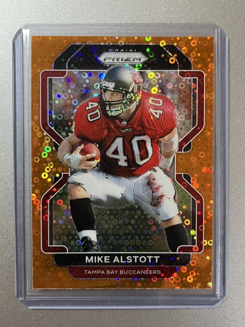 Mike Alstott  Tampa Bay Buccaneers  Panini Prizm NFL 2021  ORANGE DISCO PRIZM SP