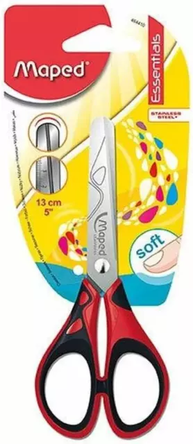 Maped Pulse Soft Scissor, 13 cm Size, Multicolor