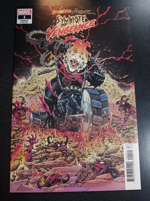 Absolute Carnage Symbiote of Vengeance #1 1:25 Codex Variant Marvel Comic NM