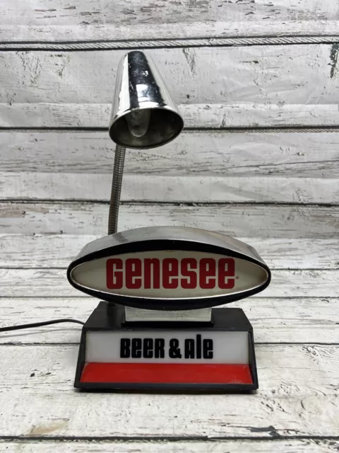 VTG Genesee Beer & Ale Lighted Cash Register Topper Beer Sign Lamp Advertisement 3