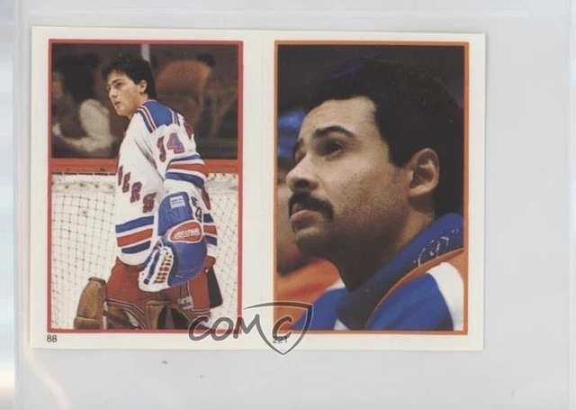 1985-86 O-Pee-Chee Album Stickers John Vanbiesbrouck Grant Fuhr #88-221 HOF