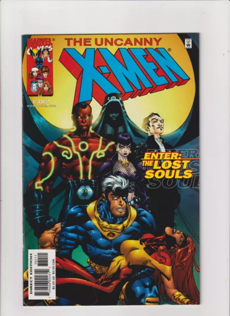 Uncanny X-Men #382 NM- 9.2 Marvel Comics 2000 Wolverine Gambit Rogue Colossus