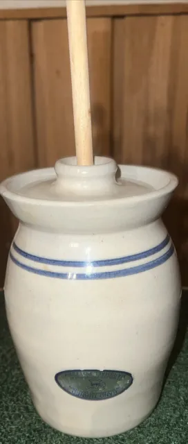 Marshall Pottery Butter Churn Crock 6in Beautiful Condition Farmhouse Decor