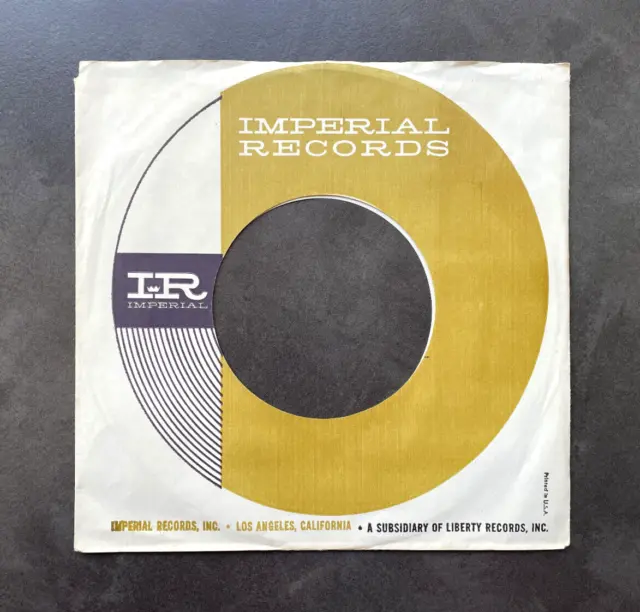 7” Imperial - Firmenlochcover/ Company Sleeve - US Original