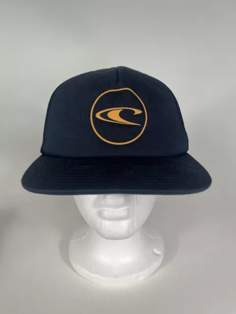 O’Neill Yellow Logo Blue Ball Cap Snapback Mesh Trucker Surf Skate Beach Ocean