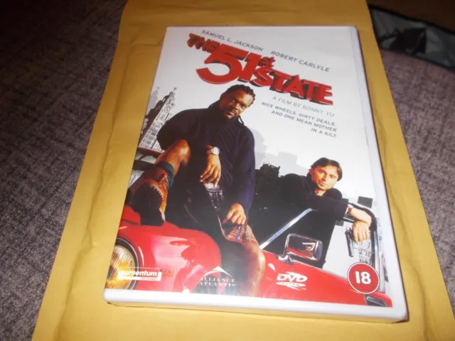 THE 51st STATE..2002 DVD,....Samuel L.Jackson, Robert Carlyle, DVD..NEW & SEALED