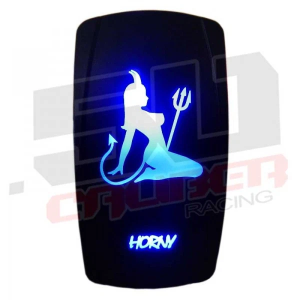 Blue Horny Rocker Switch Momentary On/Off Kazuma Kids ATV Polaris Outlaw ATV UTV