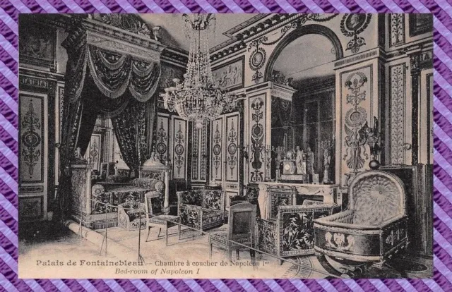 CPA - 77 -- Palais de Fontainebleau - Chambre a coucher de Napoléon 1er