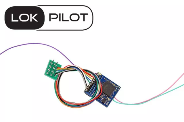 ESU 59220 LokPilot 5 Fx DCC, Funktionsdecoder 8-pin NEM652, H0, 0