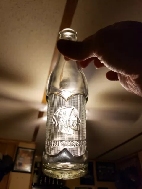 RARE Big Chief Soda Water Bottle From Grove Mountain, Mo