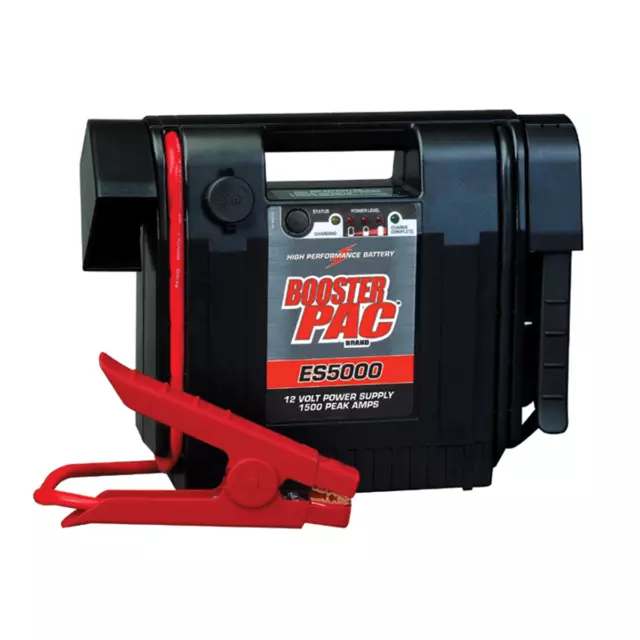 Clore Automotive SOLES5000 Booster Pac 1500 Peak Amp 12 Volt Jump Starter