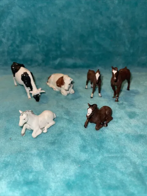 6 Britains Farm Cow Horse Animals Bundle