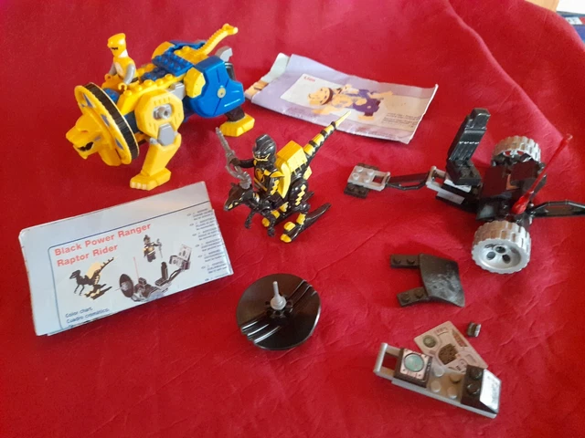 MEGA BLOKS BLACK Power Ranger Raptor Rider Ninja Storm 5712 5609 lion ...