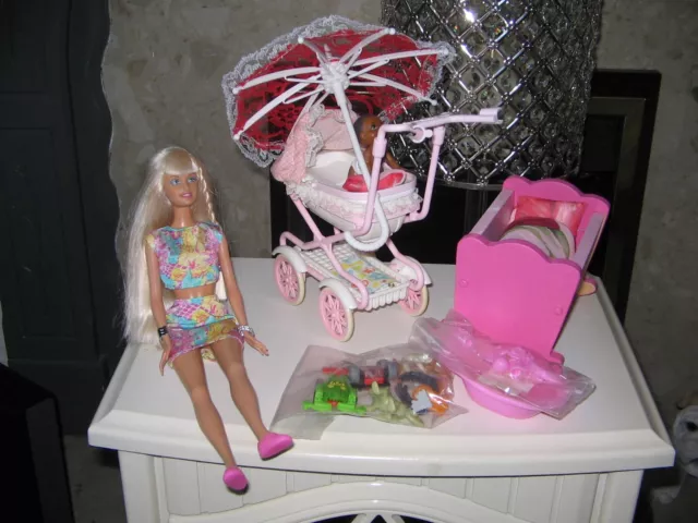 barbie happy family doll with baby