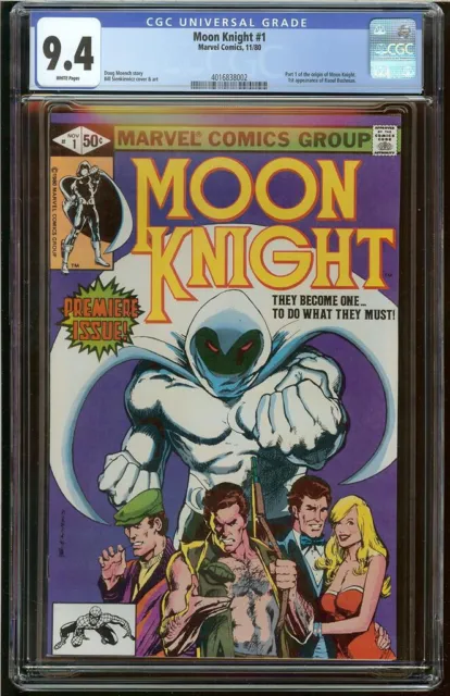 Moon Knight #1 CGC 9.4 1st Raoul Bushman