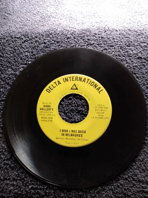 Delta International - Hank Haller's Orchestra - I Wish I Was Back In Milwaukee
