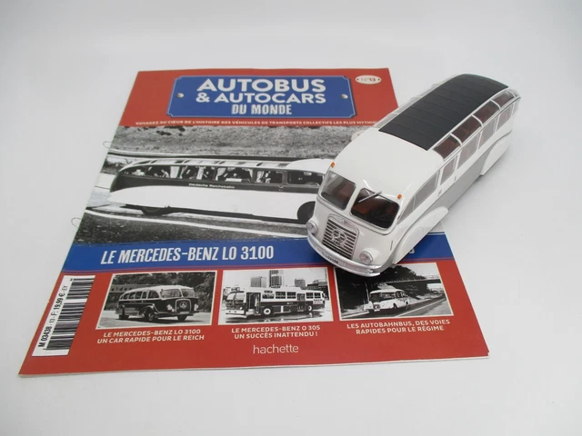 Miniature Autocar Brossel Van Hool A98 DAR Belgique 1960 - Collection N°66, 1/43