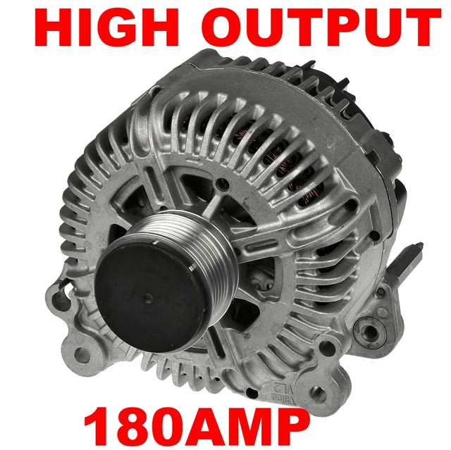 ALTERNATOR 180 AMP HIGH OUTPUT VW MULTIVAN & TRANSPORTER T5 T6 2.0 TDi
