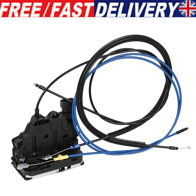 SLIDING DOOR LOCK W/ Cable Left Side For Citroen Relay Peugeot Boxer