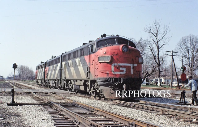 Railroad Print Grand Trunk Western Gtw F3A Loco #9007
