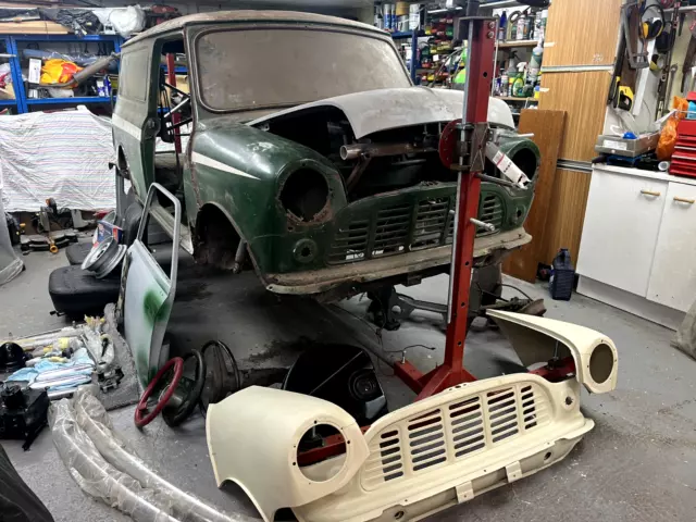 Classic Mini 1000 Van Restoration Project