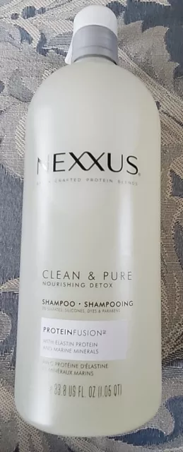 Champú aclarador limpio y puro Nexxus para cabello nutrido con ProteinFusio...
