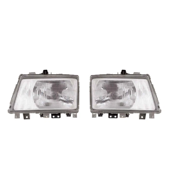 Kit 2 Phares Avant H4 Pour Renault Kangoo I 2003-2009 - Halogène, Chrome, Transparent | TYC, Fabrication France