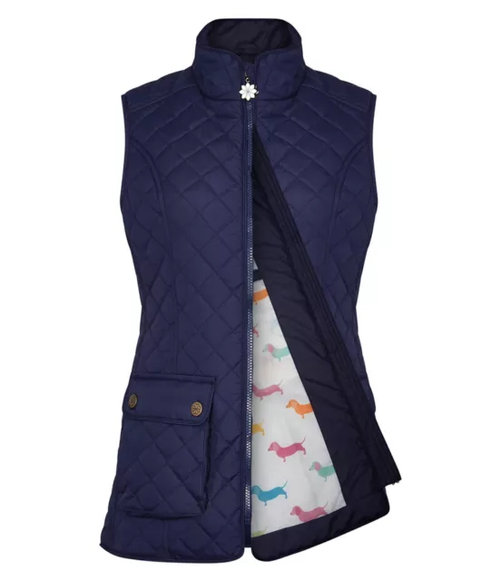 Champion Ladies Banbury Gilet Quilted Bodywarmer Navy Women's Country Estate