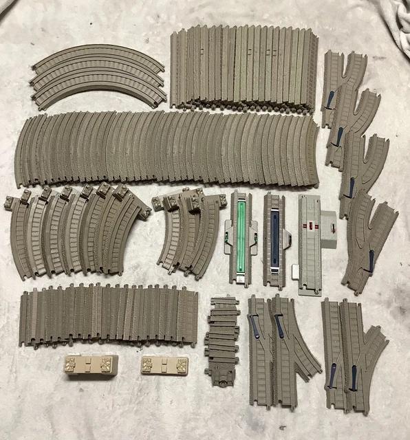 Model Train Track Risers THOMAS & FRIENDS Trackmaster Motorized Train Switch Track Risers 115pc ...