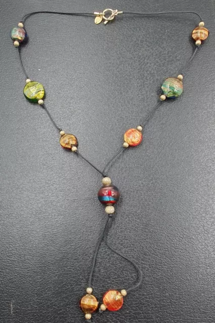 Antica Murrina Venezia Glass Bead Costume Jewellery Necklace