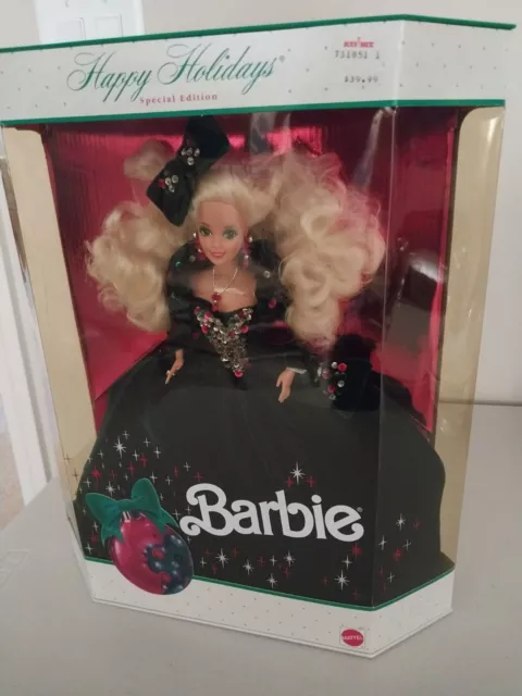 VINTAGE 1991 HAPPY Holidays Barbie Doll Christmas Special Edition