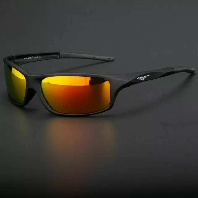 NEW Polarized Men Sport Sunglasses Driving Pilot Fishing Eyewear Wrap Glasses US 3