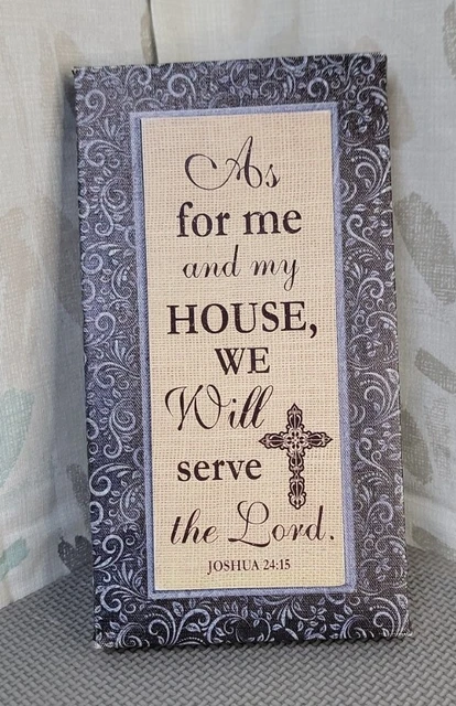 House sign “As for me and my house we will serve the LORD.